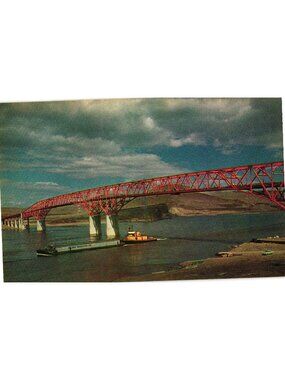 Umatilla Bridge Vintage Postcard Columbia River Oregon/Washington Alva Stephens